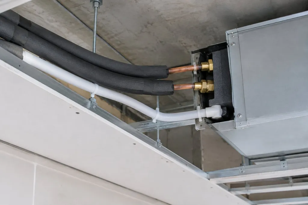 Illustration (visuel non contractuel) : Pompe à chaleur Air/Air & Intégration encastrée QualiPAC