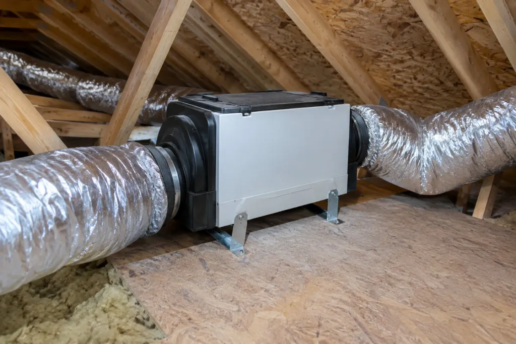 Illustration (visuel non contractuel) : Ventilation VMC hygroréglable & Qualité de l'air sain